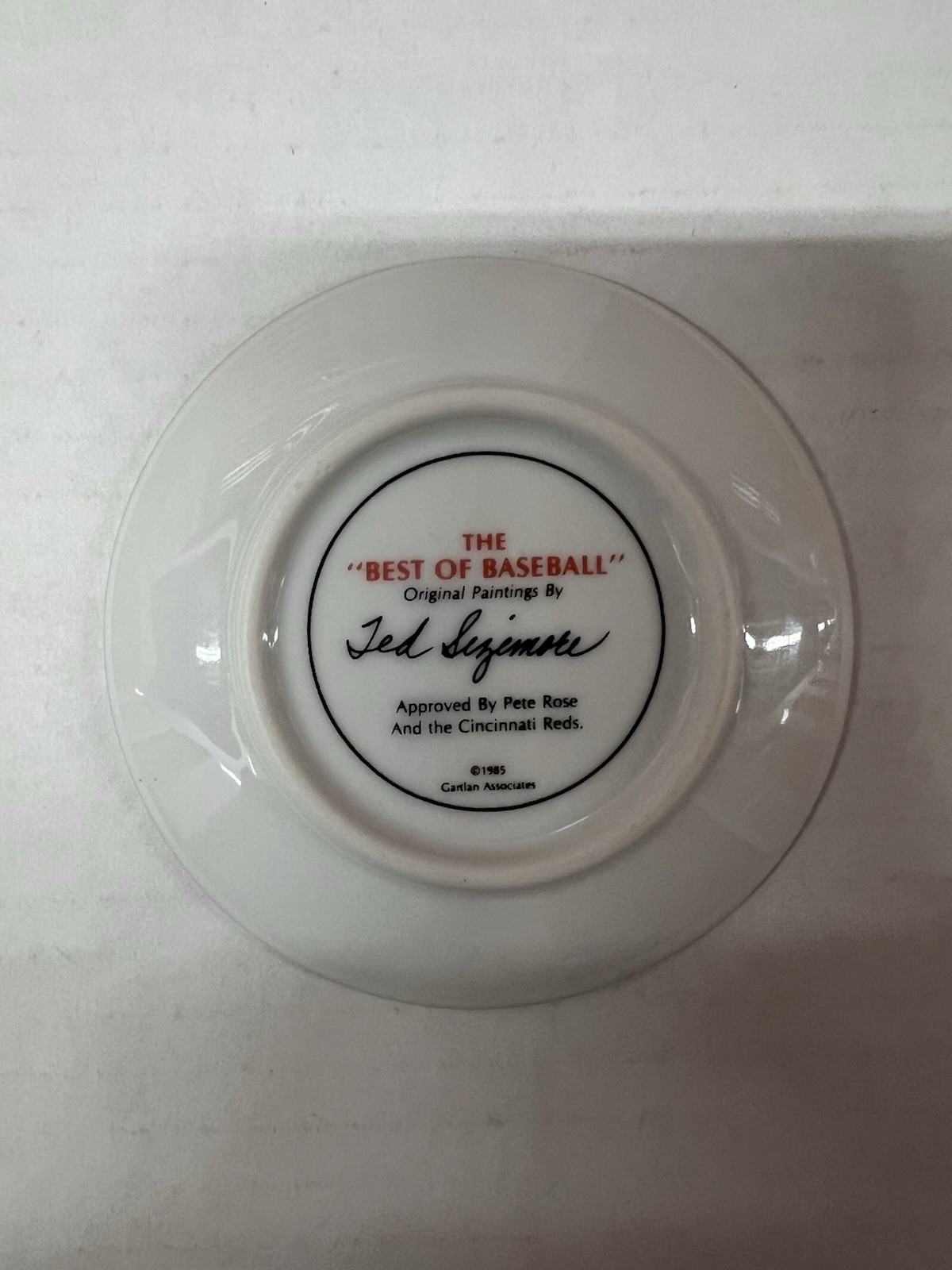 Pete Rose Ty Cobb 4192 Baseball Mini Plate