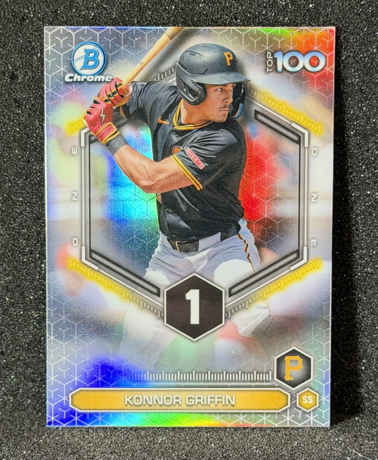 2026 Bowman Chrome Scouts Top 100 Konnor Griffin Pittsburgh Pirates #BTP-1