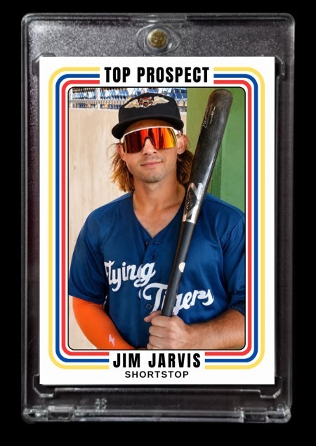 2023 Jim Jarvis Future Stars Top Prospects Rookie Card #BA-71 Lakeland Tigers