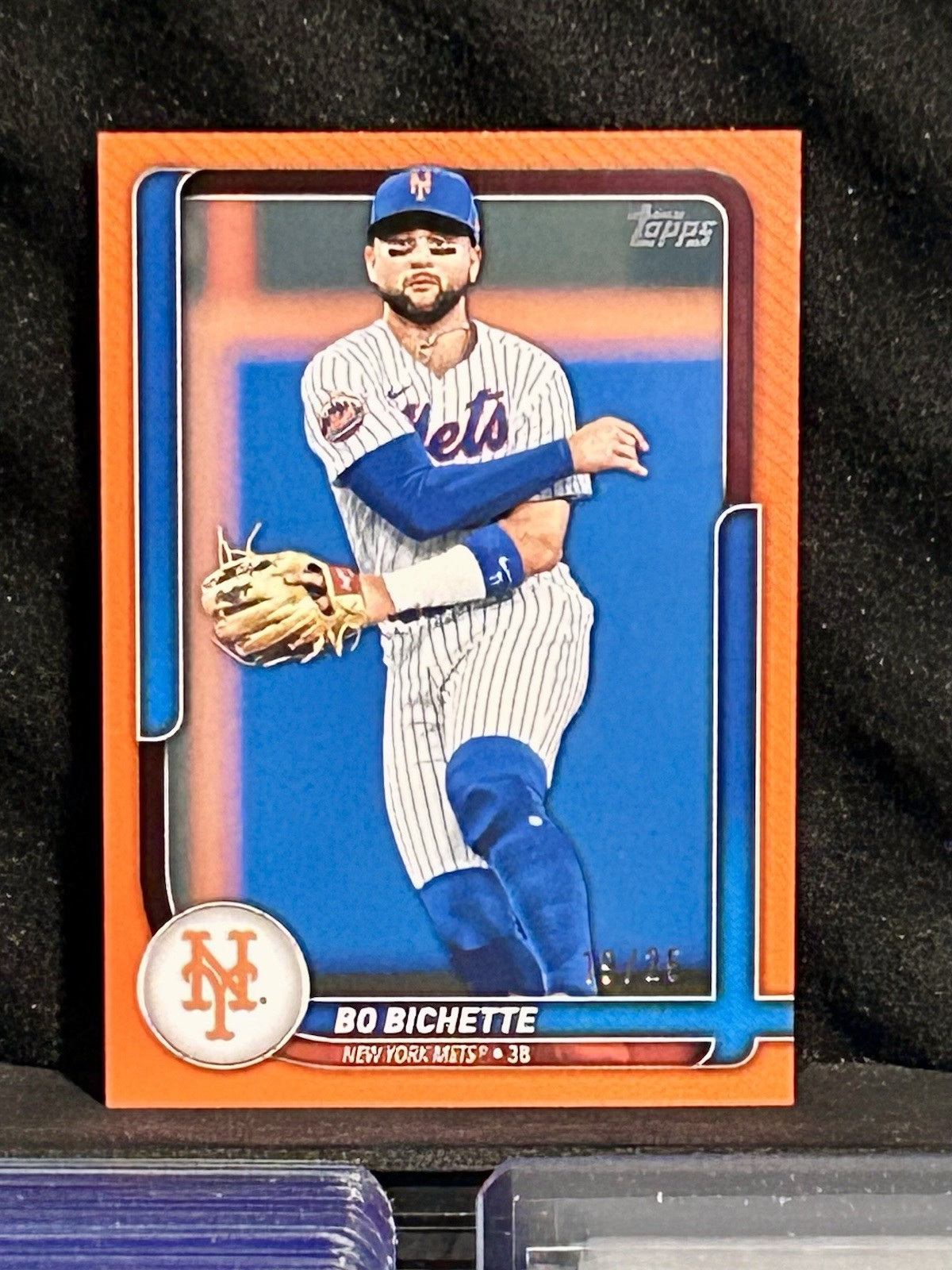 2026 Topps Series 2 Flagship Costco Bo Bichette #5 Orange Foil /25 Mets
