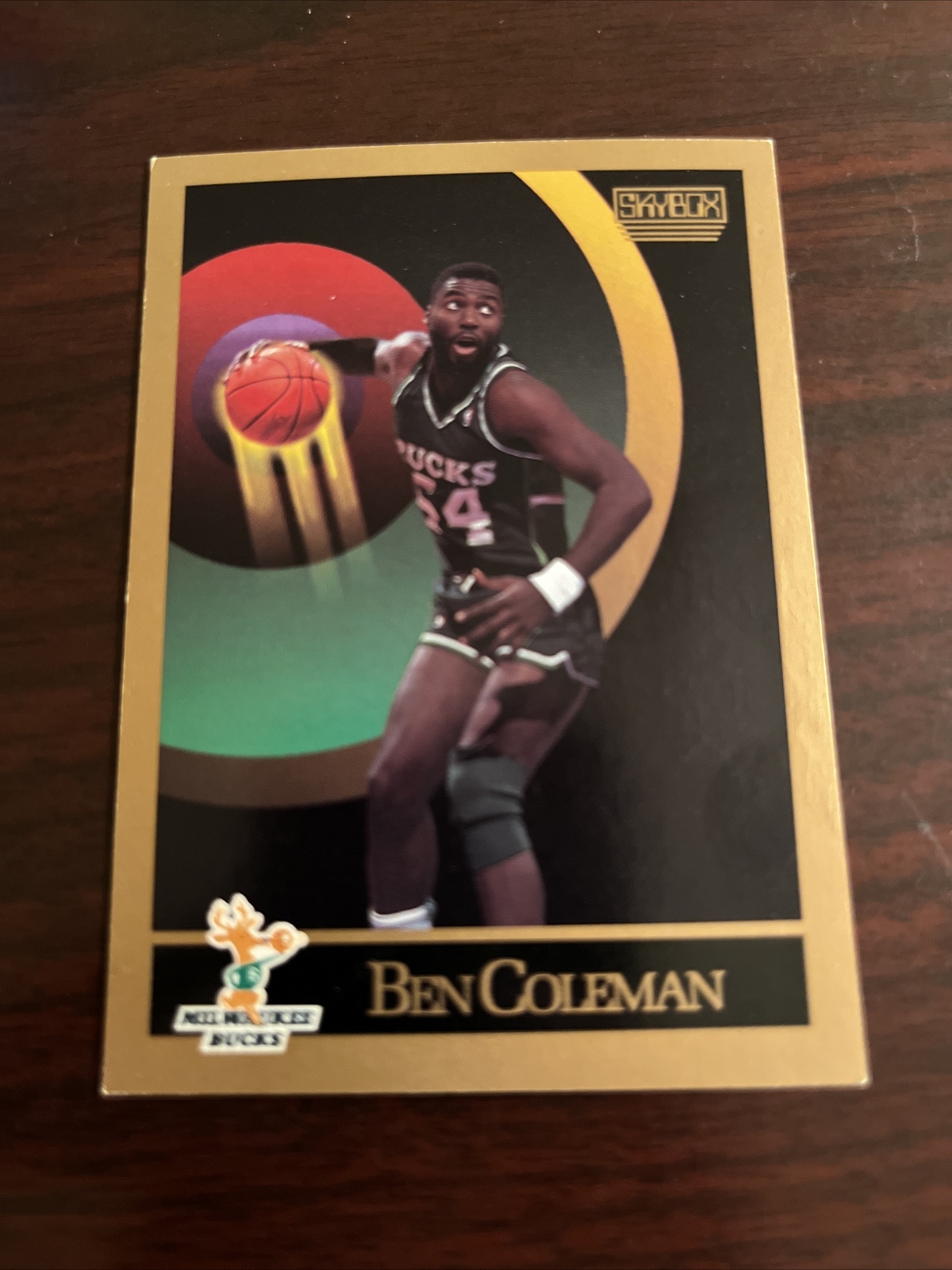 1990 Skybox Ben Coleman #156 Milwaukee Bucks Maryland Terrapins