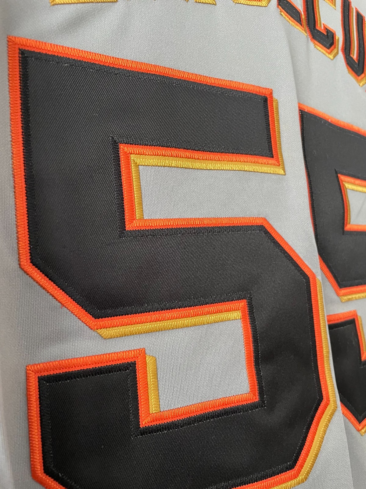 Vintage Tim Lincecum 2010 San Francisco Giants World Series Grey gray throwback