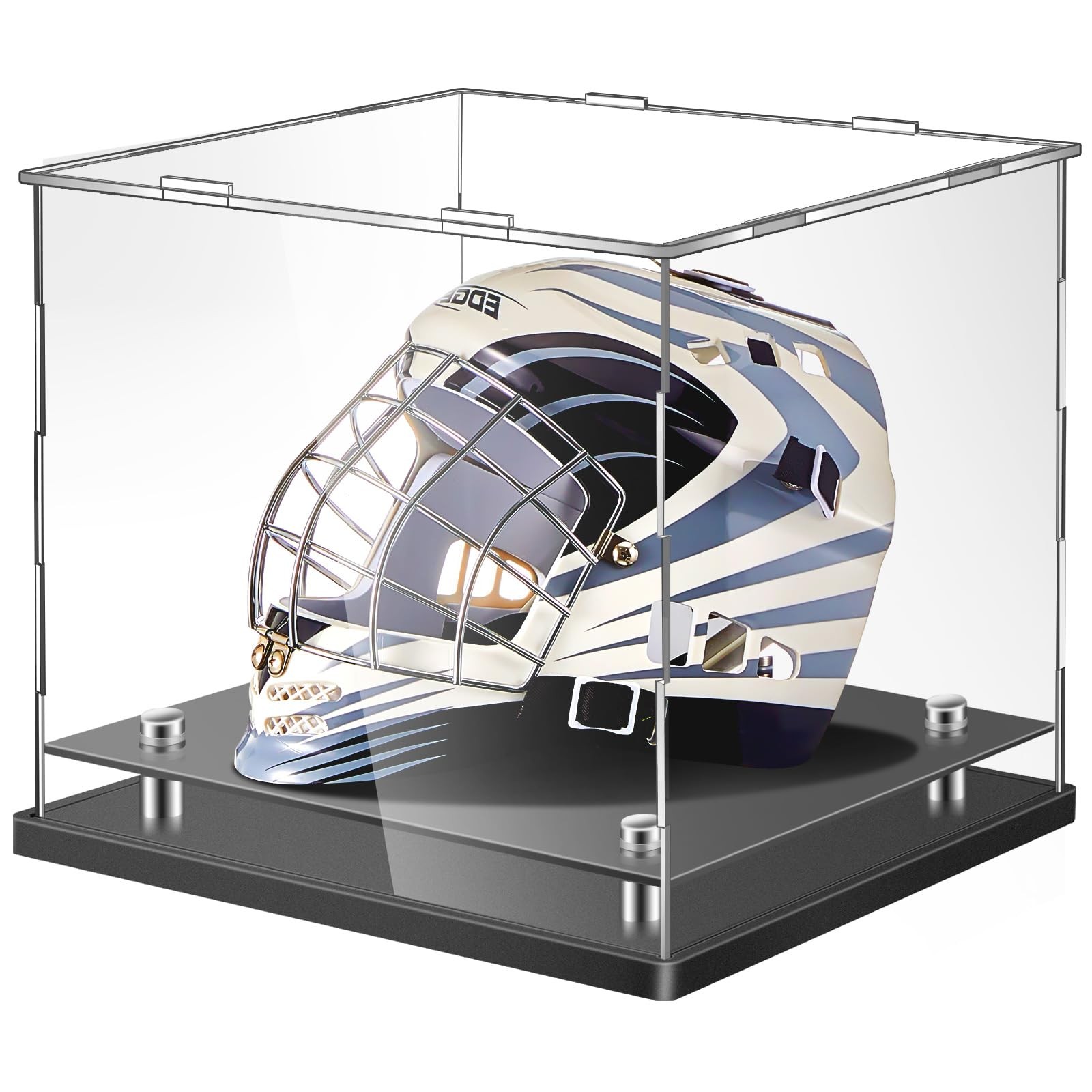 Barydat Football Helmet Display Case 14.2 x 11 x 12.6 Inch Full Size Acrylic …