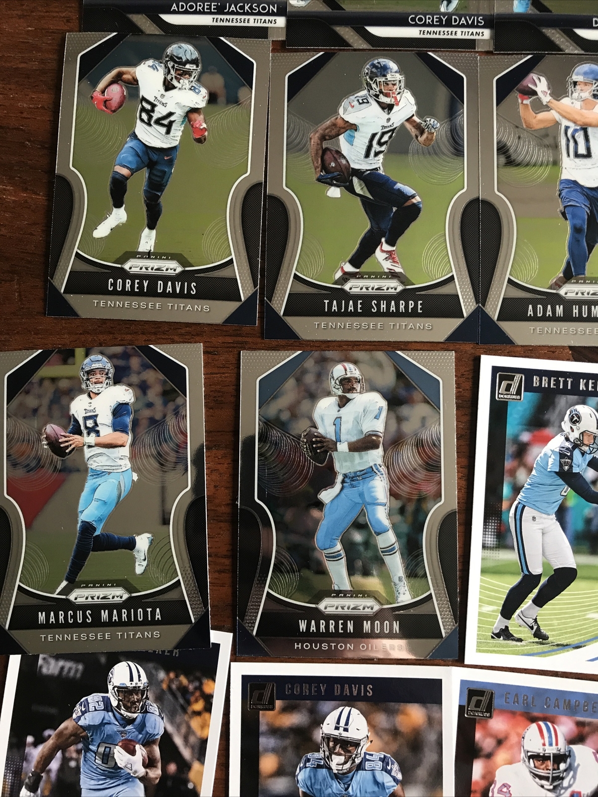 Tennessee Titans Card Lot Includes Henry, Tannehill, AJ Brown, Moon Option #1