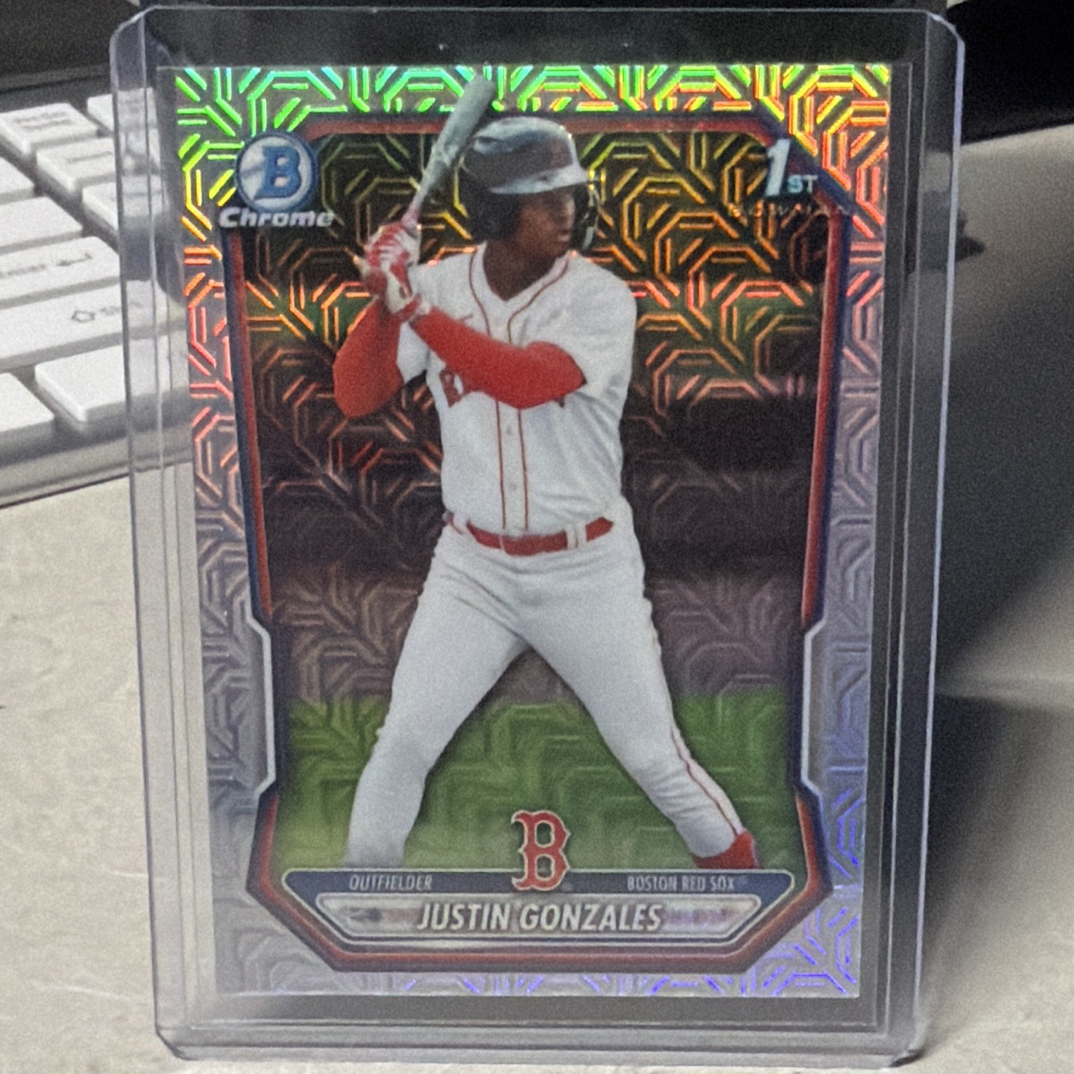 Bowman 2025 Bowman Chrome Prospects 1st Edition BCP-141 Justin Gonzales