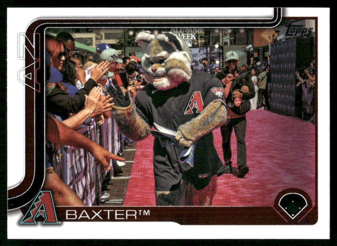 2025 Topps #M-1 Baxter Mascots Arizona Diamondbacks