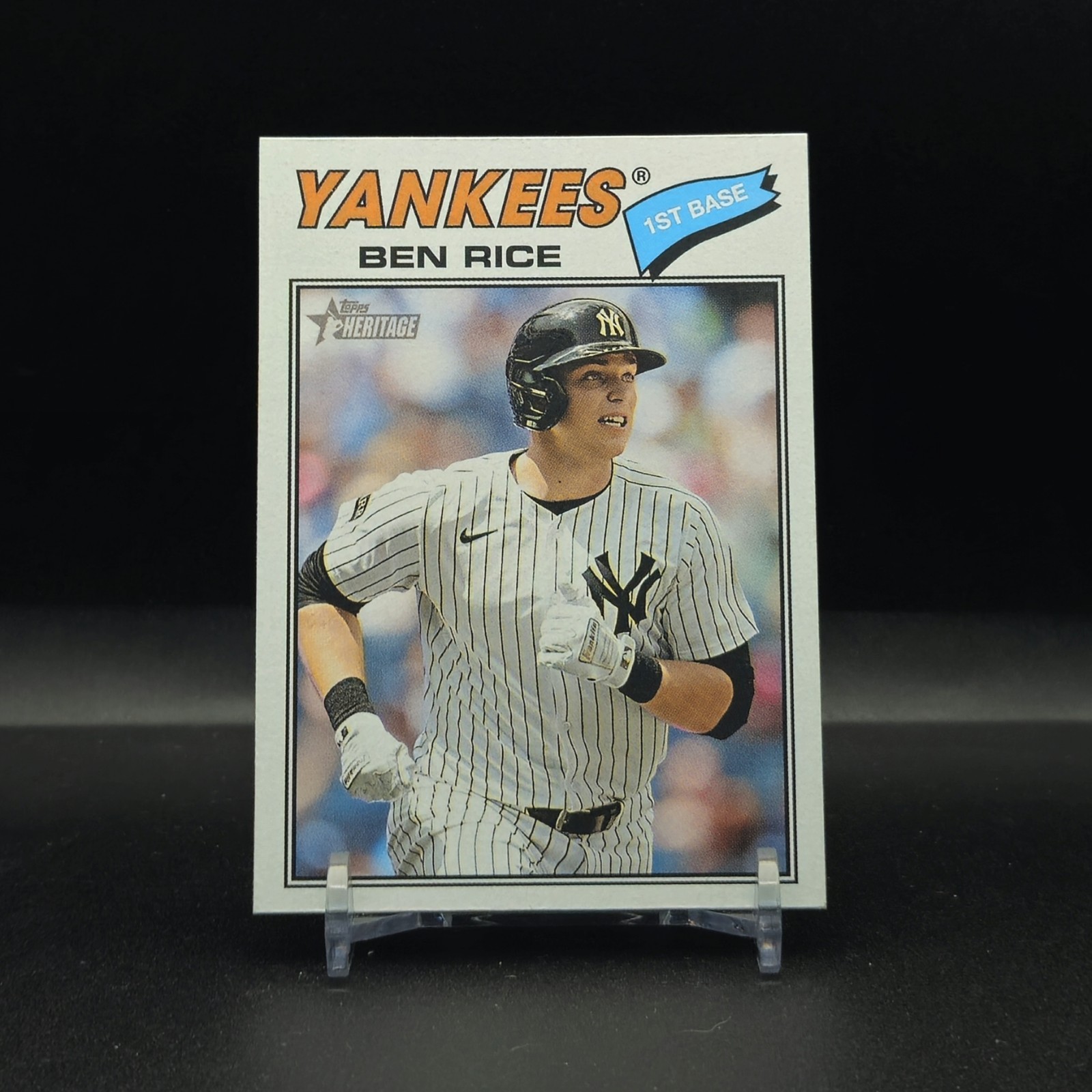 2026 Topps Heritage Ben Rice #189 New York Yankees