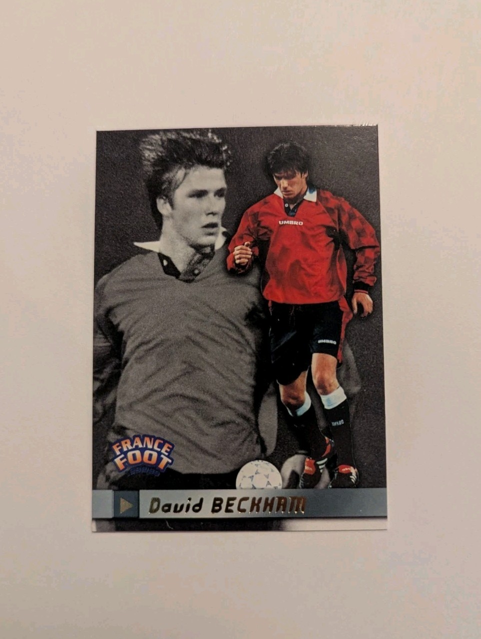 David Beckham 1998-99 DS France Foot 99 #275 Gold Super ⭐ Not Merlin Rare