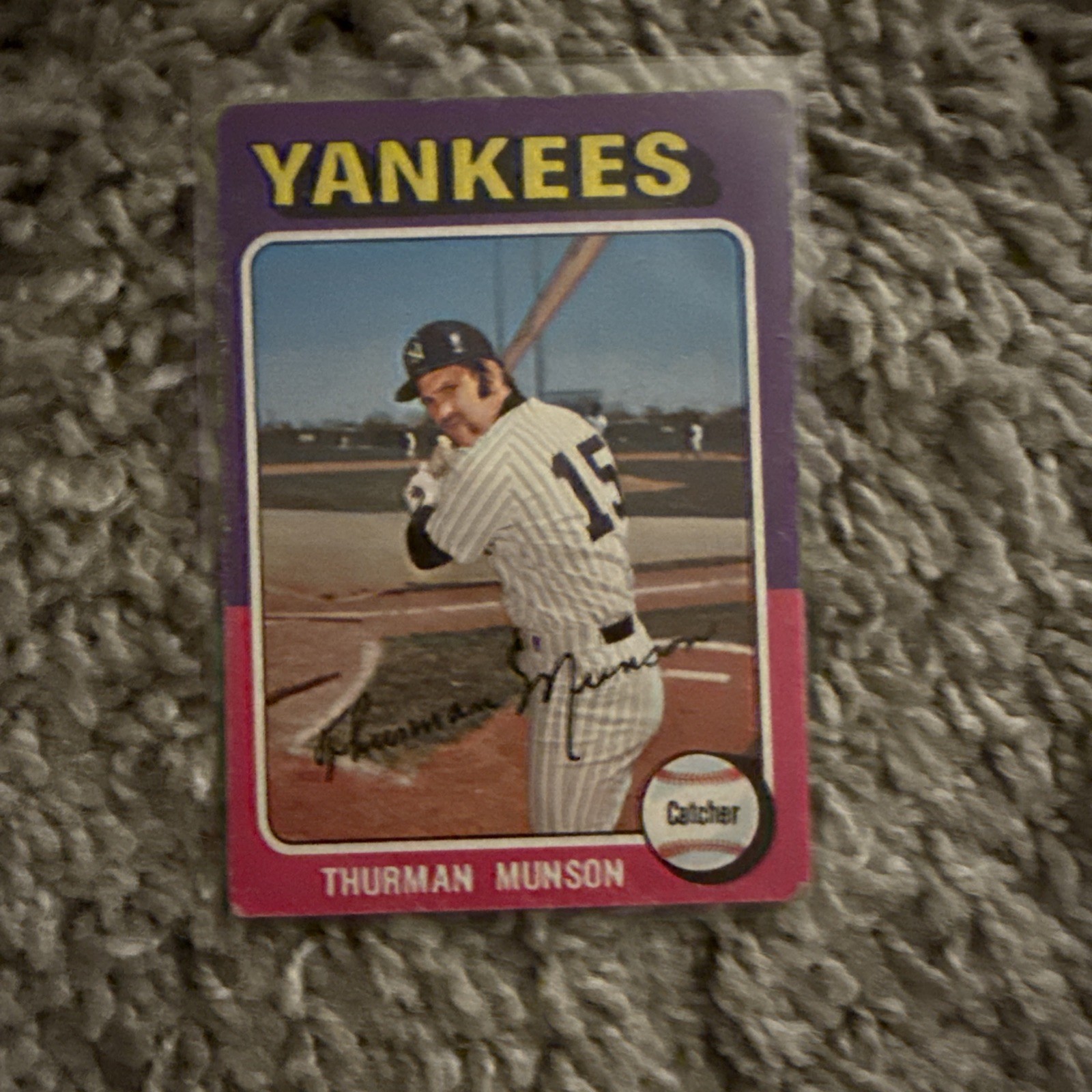1975 Topps Mini – Thurman Munson #20