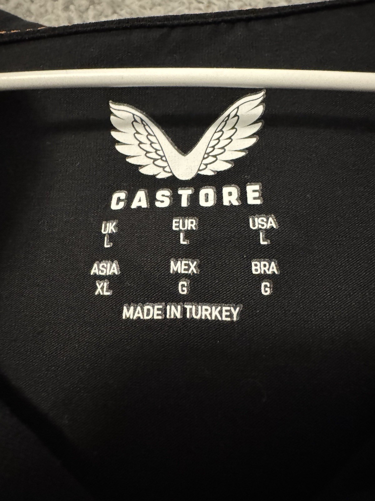 Castore McLaren Formula 1 Team Polo Shirt Mens L Black Short Sleeve Logo