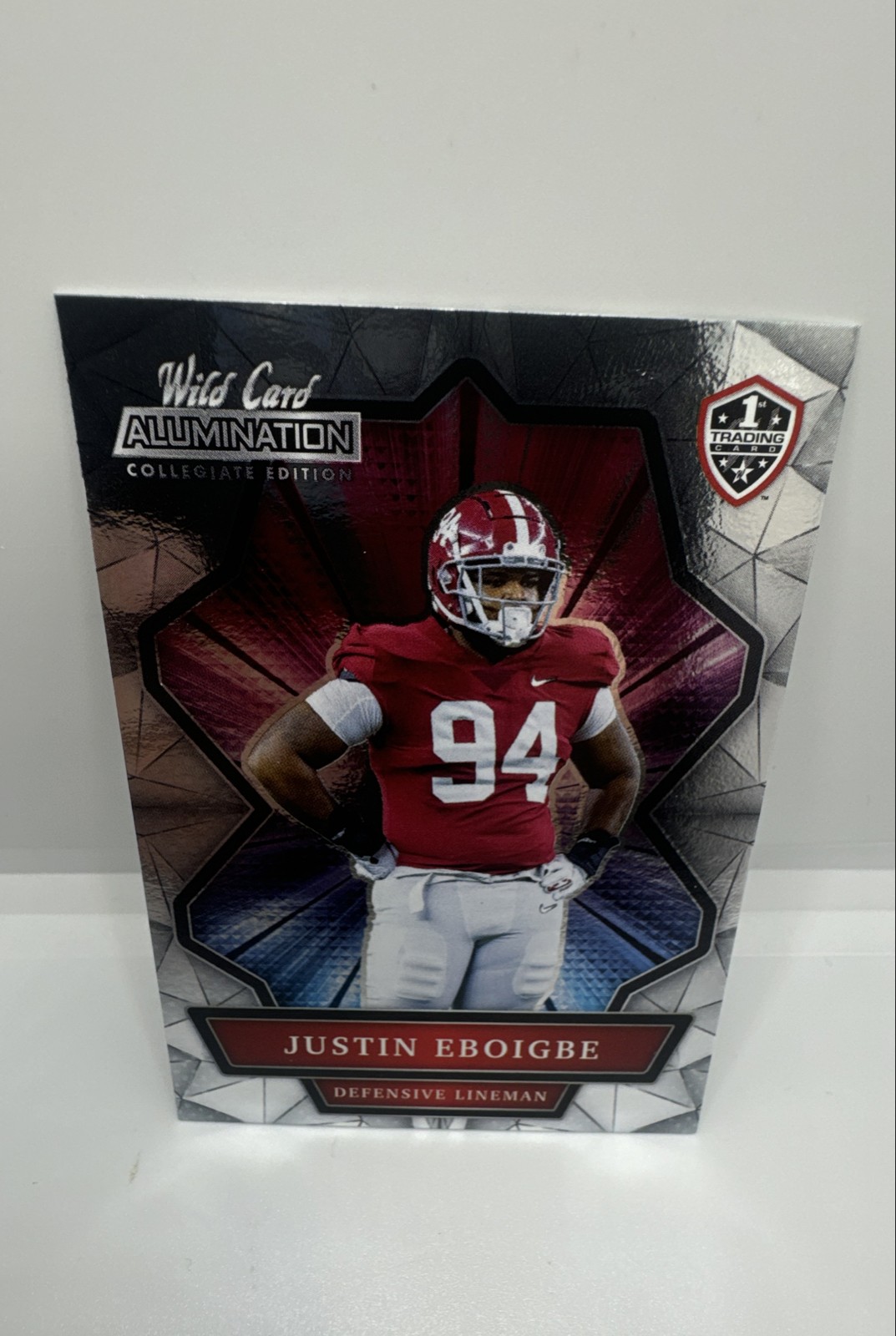 2021 Wild Card Alumination NIL Collegiate – Justin Eboigbe #ANBC-13 (RC) Card