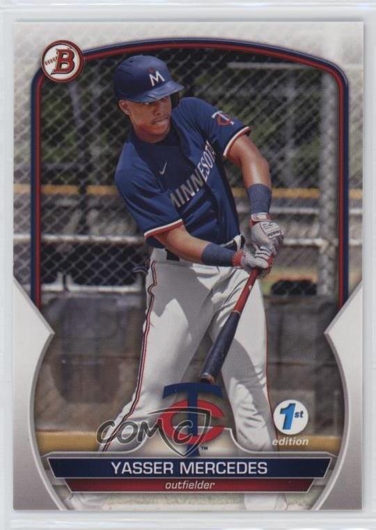 2023 Bowman 1st Edition Yasser Mercedes #BPPF-99 1a7j