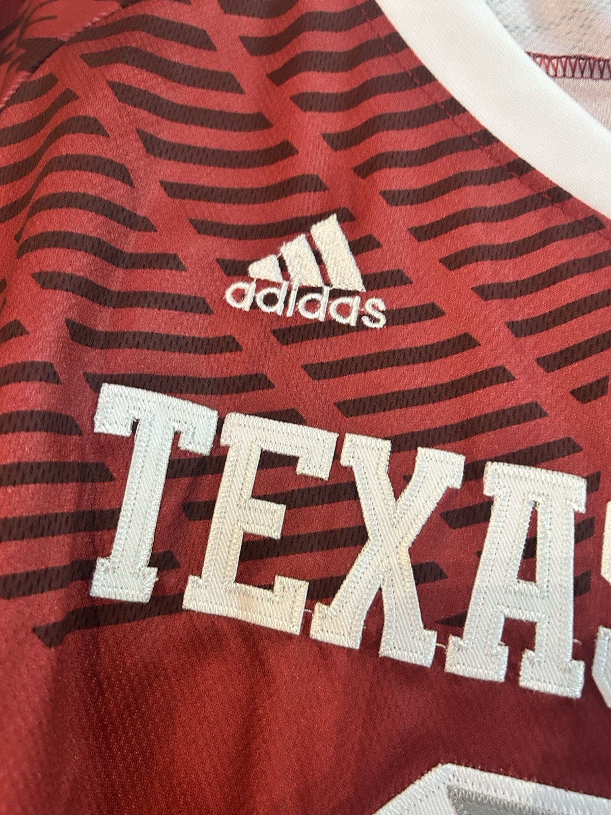 New Adidas Texas A&M Men’s Large Soccer Jersey #2 Manziel SEC