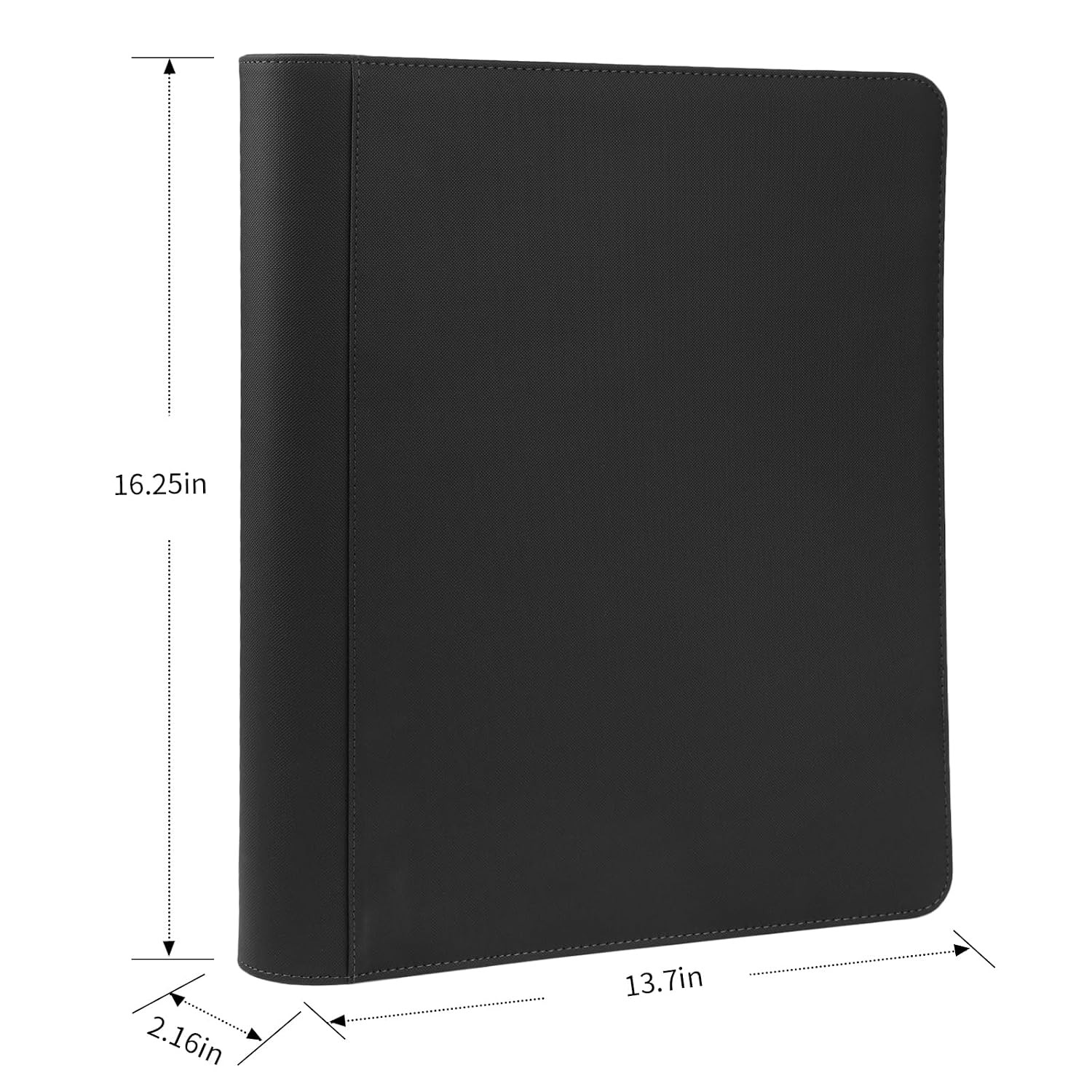 Toploader Storage Binder 9 Pocket Ringless Side Loading, Fits 288 Standard 3″×4″