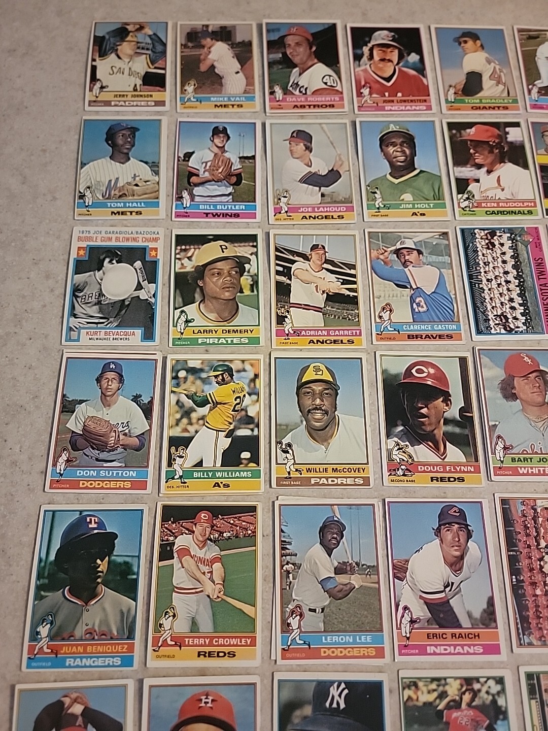 1976 Topps and Topps Traded Baseball 331-660 Your Choice