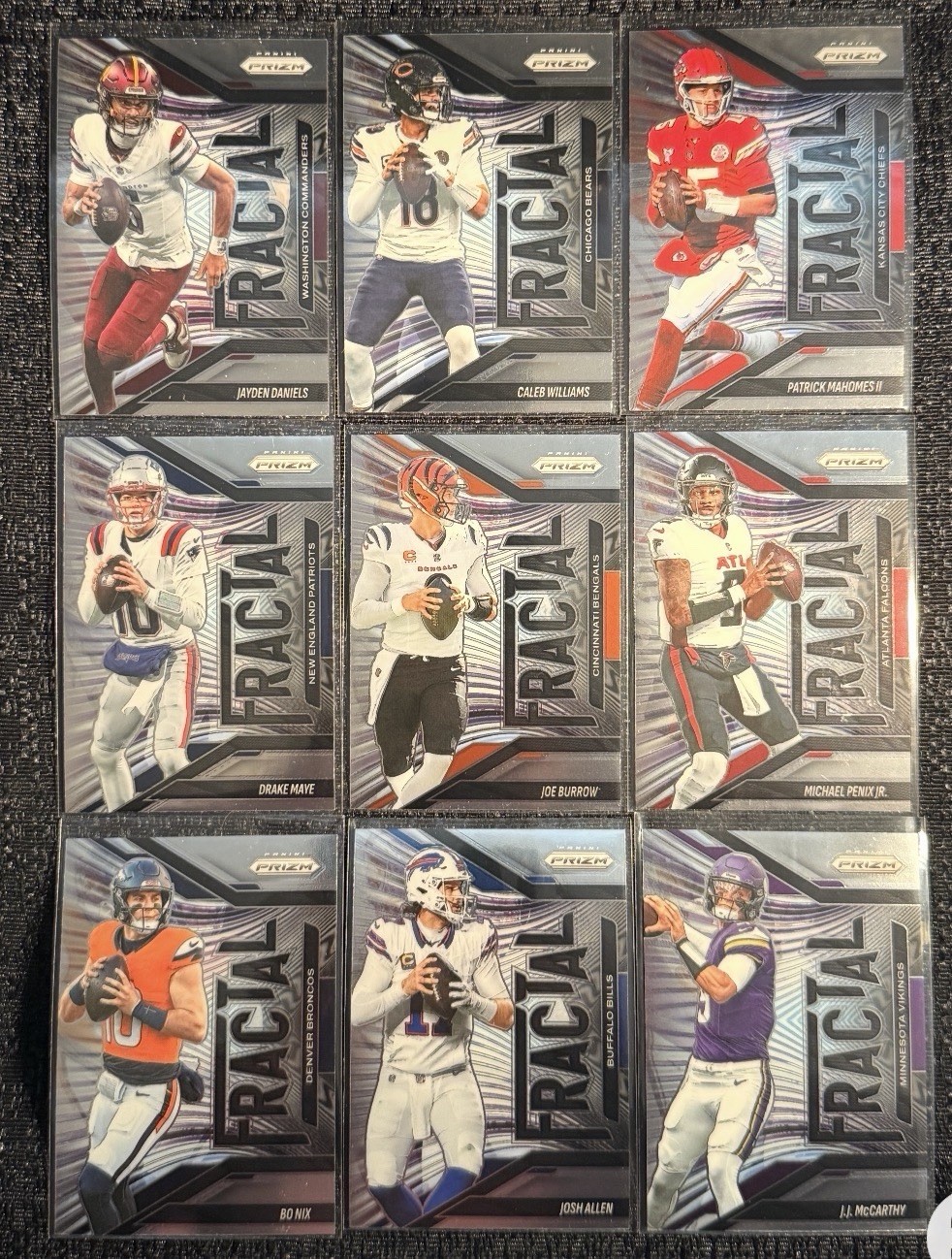 2025 Panini Prizm Fractal Complete Your Set You Pick Football Card