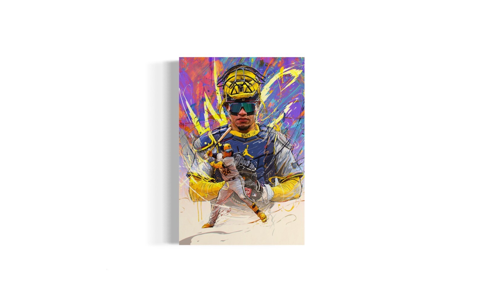 William Contreras | Sports Wall Art | Canvas | MKE Brewers