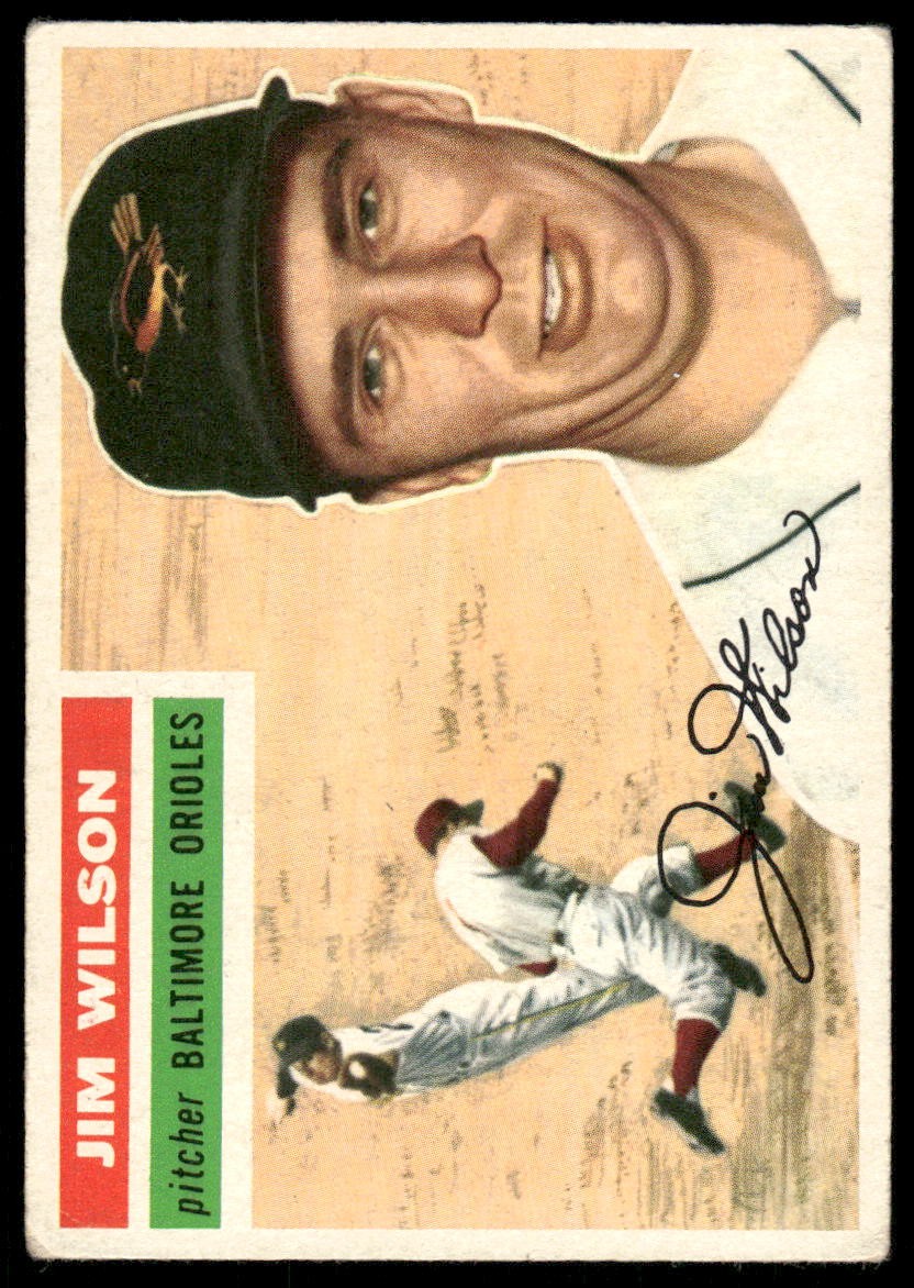 1956 Topps #171 Jim Wilson Baltimore Orioles VGEX 50557