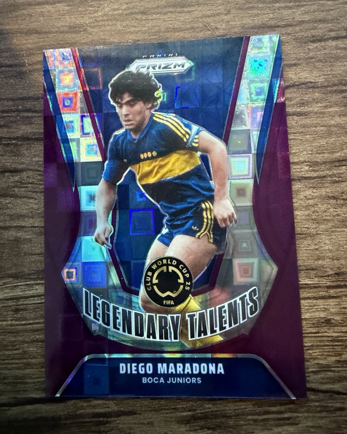 2025 Panini Prizm FIFA Club World Cup Legendary Talents Diego Maradona #3 18/49