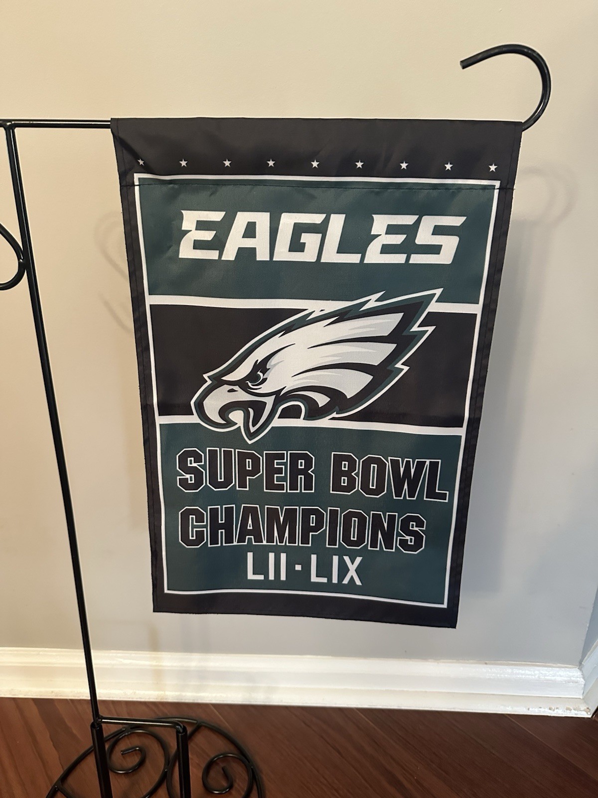 Philadelphia Eagles Garden Flag Double Sided 2x Champs Eagles Premium Yard Flag