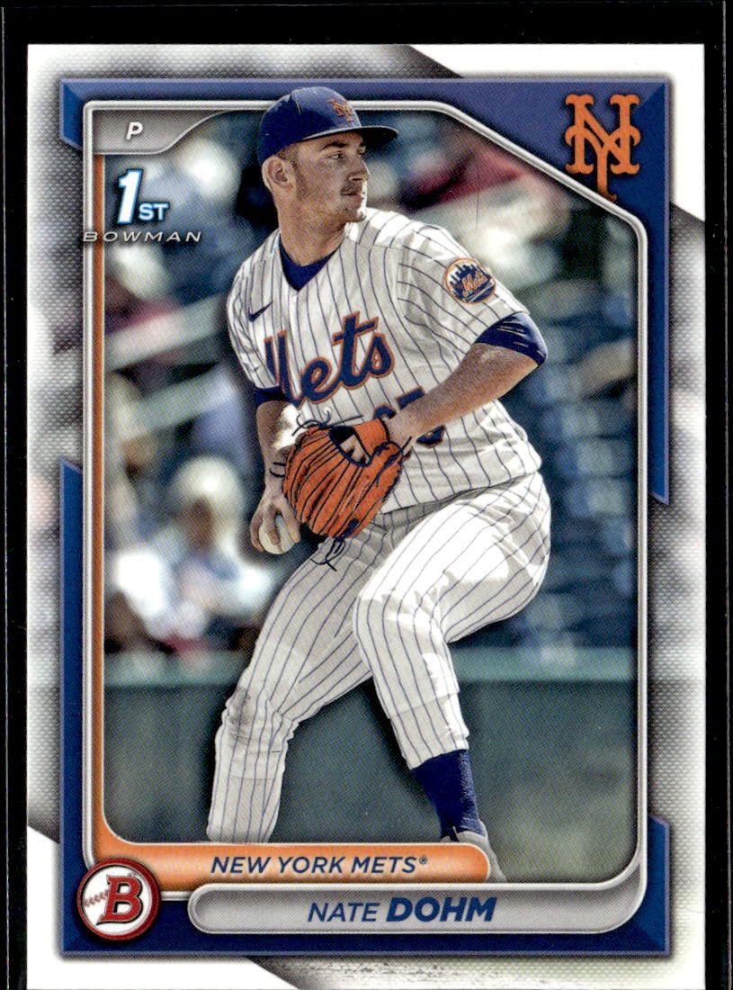 2024 Bowman Draft Paper Nate Dohm New York Mets #BD-101 5 Card Lot