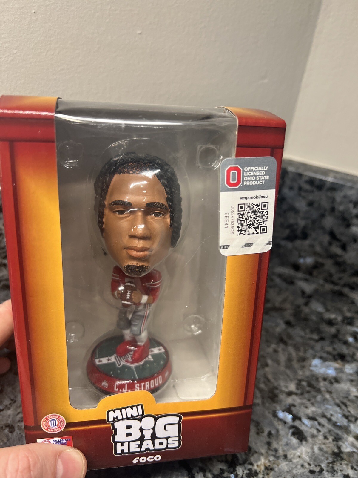 RARE /#144 CJ Stroud Ohio State Bobblehead FOCO Houston Texans Bobble CFP B1G