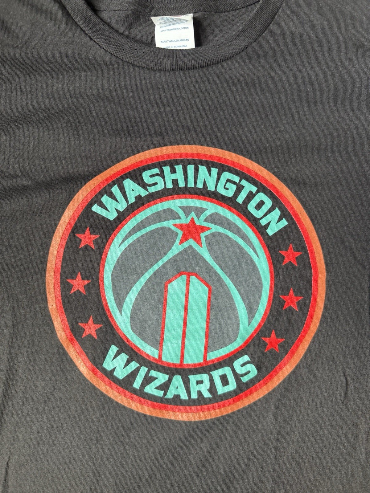 Washington Wizards Black T-Shirt Size XL City Edition Promo