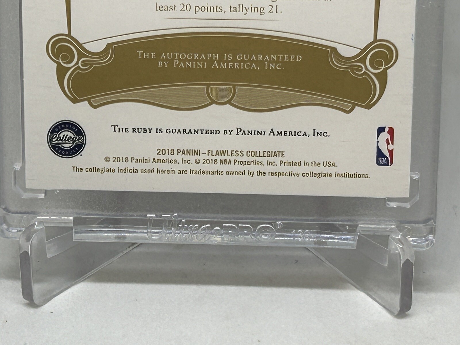 2018 Panini Flawless Diamond RUBY Troy Brown Jr. Auto Rookie RC /20 SEALED