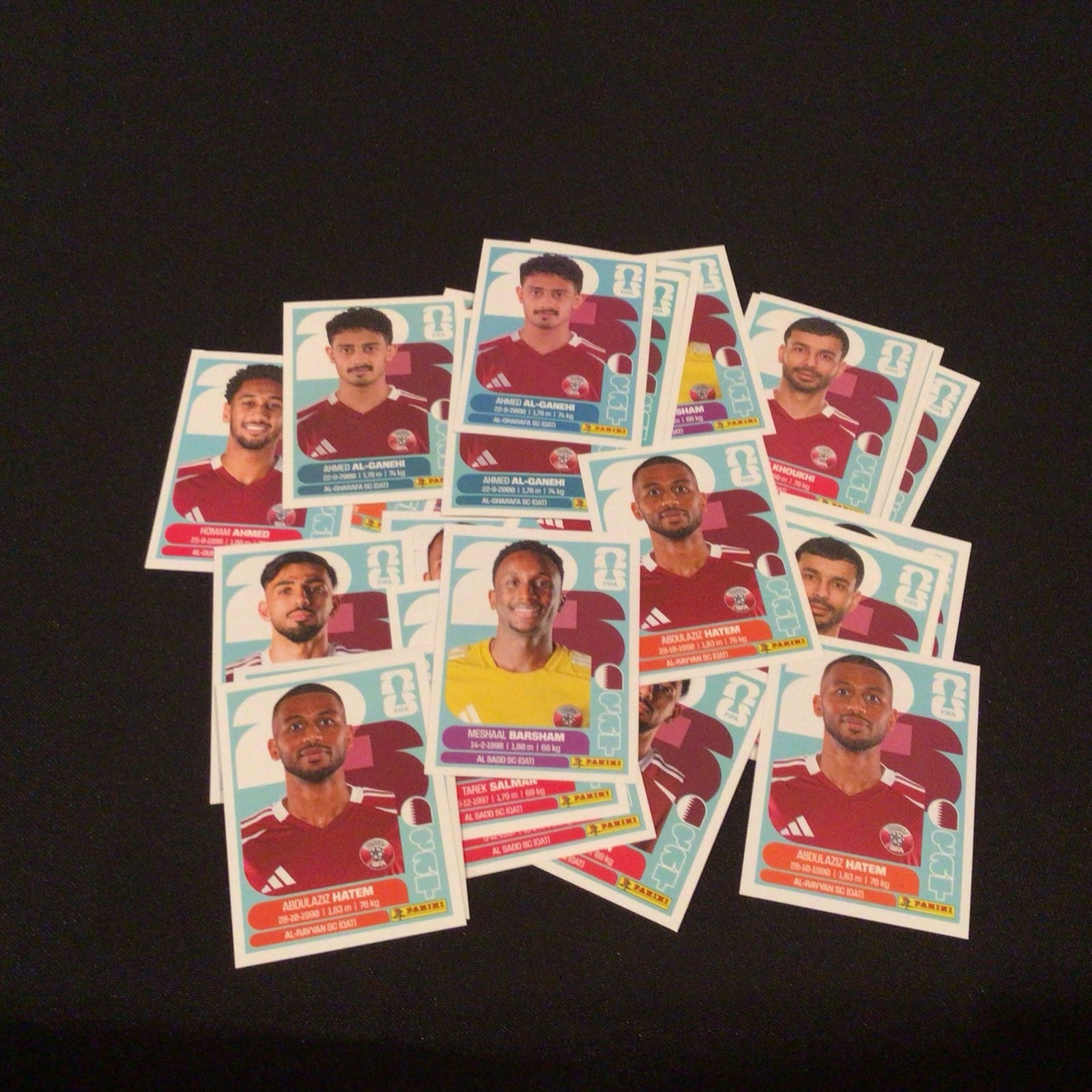 Panini QATAR TEAM SQUAD Sticker World Cup 2026 Multi Listing You Pick!
