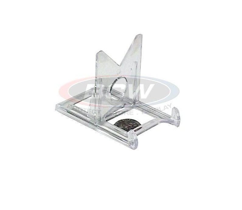(5 Pack) BCW 2-Piece Clear Adjustable Card Stands – Put Your Cards On Display!