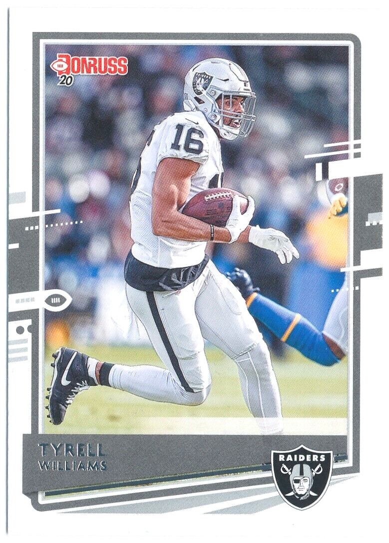 Tyrell Williams – Las Vegas Raiders – 2020 Panini Donruss Football – Base – #203