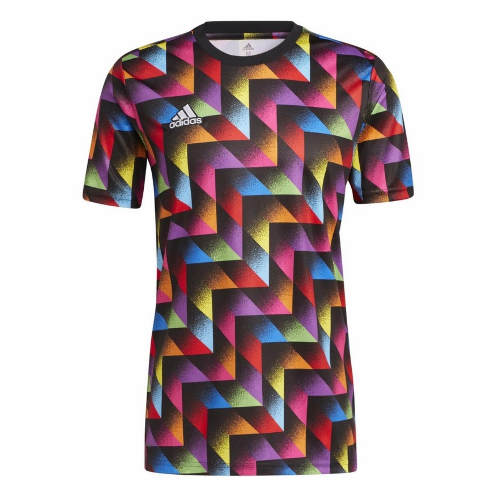 Adidas MLS Men’s LGBTQ+ Pre-Match Short Sleeve Jersey, Multicolor