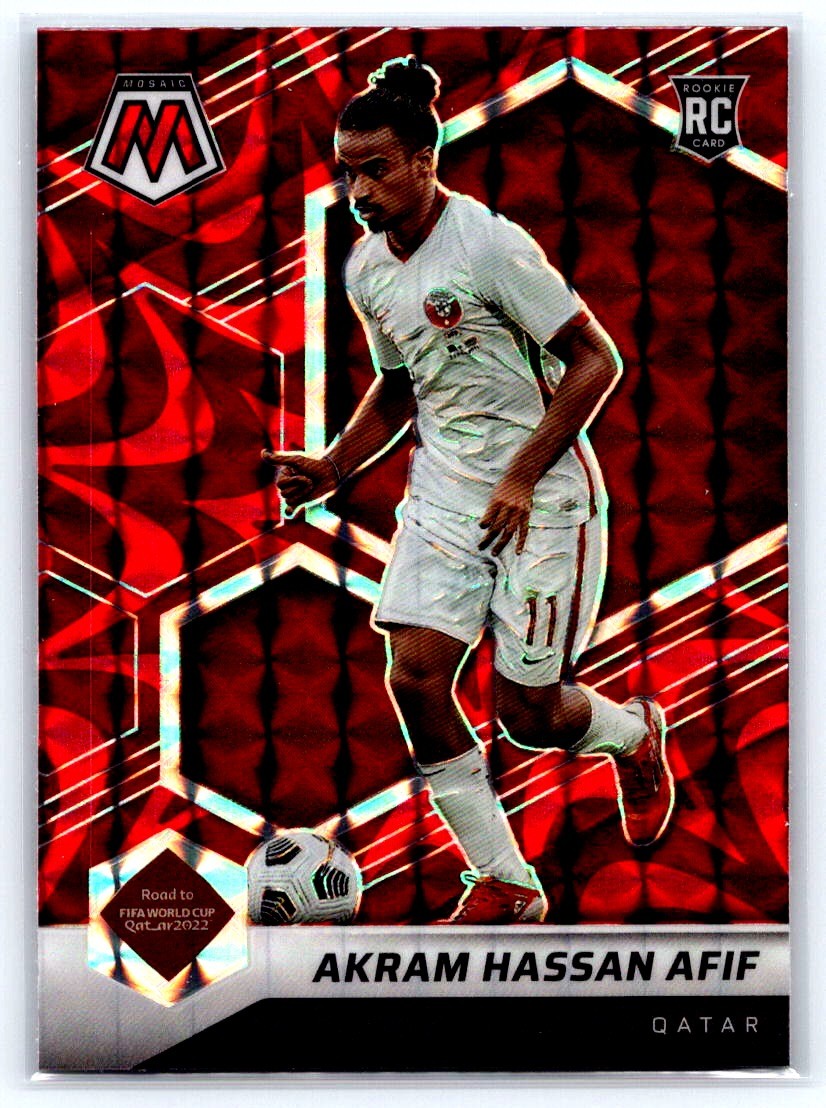2021-22 Panini Mosaic FIFA Road to World Cup – Akram Hassan Afif Mosaic bx7a