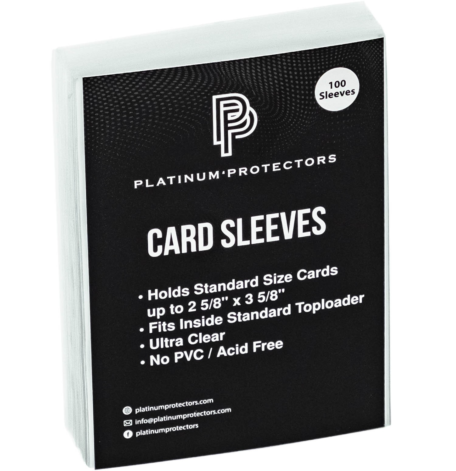 Case of 10000 Penny Sleeves Platinum Protectors for Standard Cards Ultra Clear