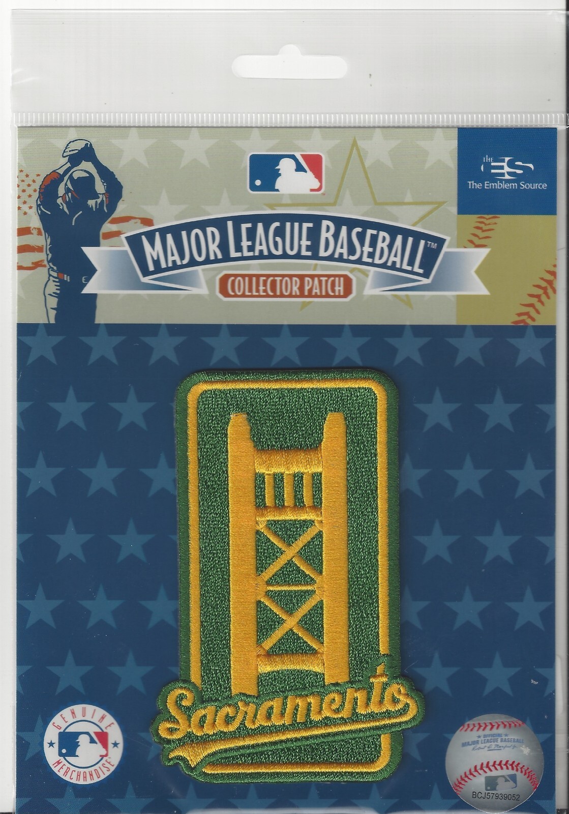 2025 Oakland A’s Sacramento Kelly Green Sleeve Patch Official MLB Logo Pkg