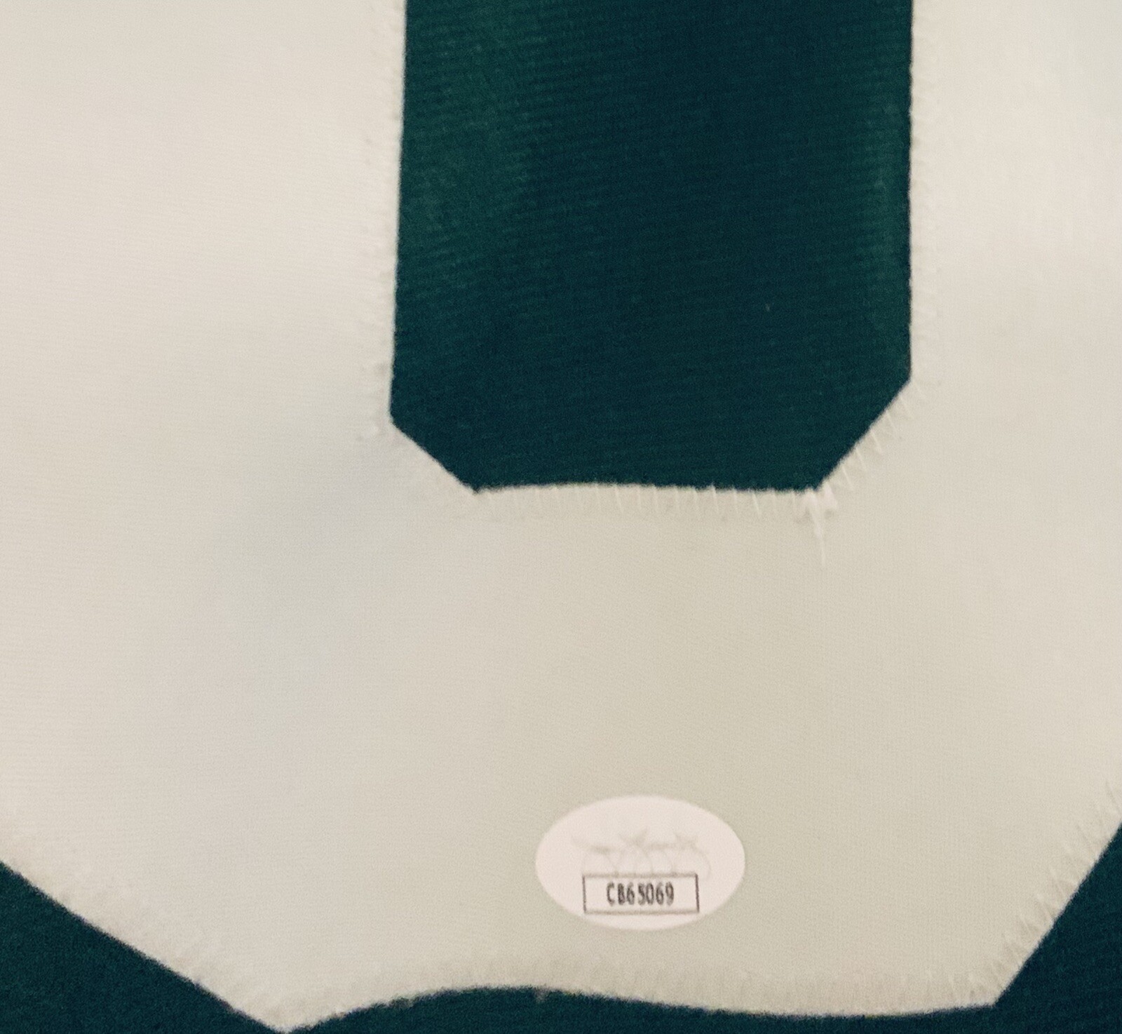 Chuck Bednarik Philadelphia Eagles Autographed Jersey JSA COA / HOF SCRIPT
