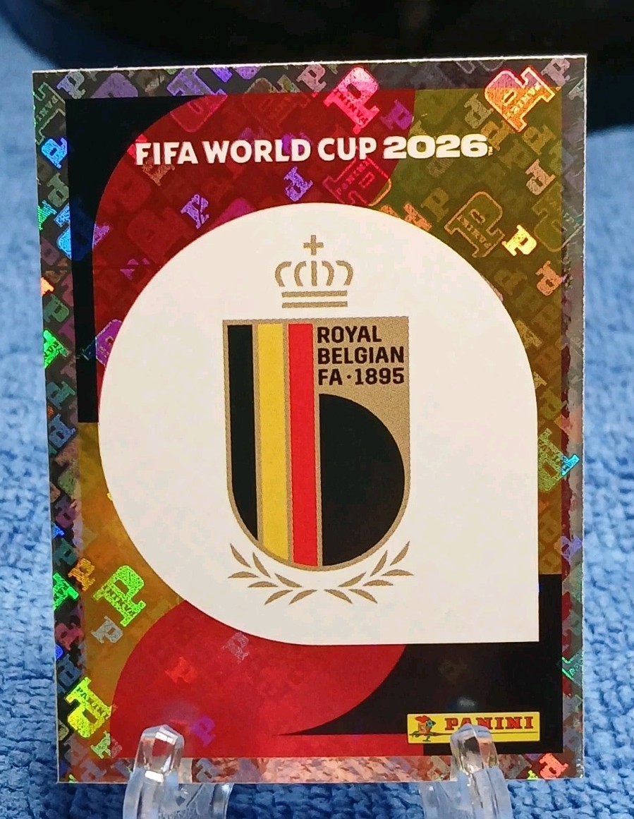 2026 Panini FIFA World Cup Sticker BEL1 Belgium 🇧🇪 Badge Team Emblem