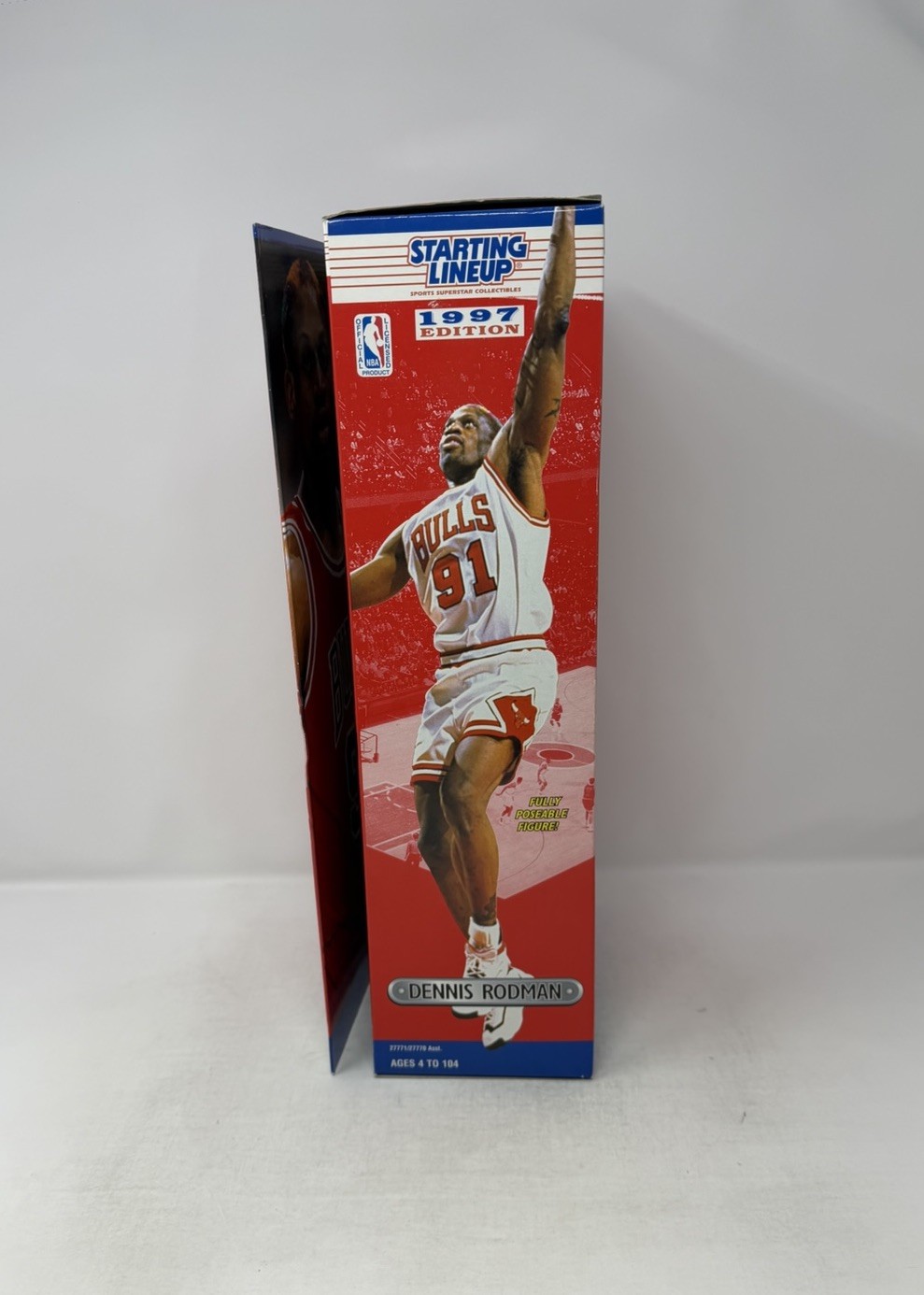 1997 Dennis Rodman Chicago Bulls NBA 12” Poseable Starting Lineup Action Figure