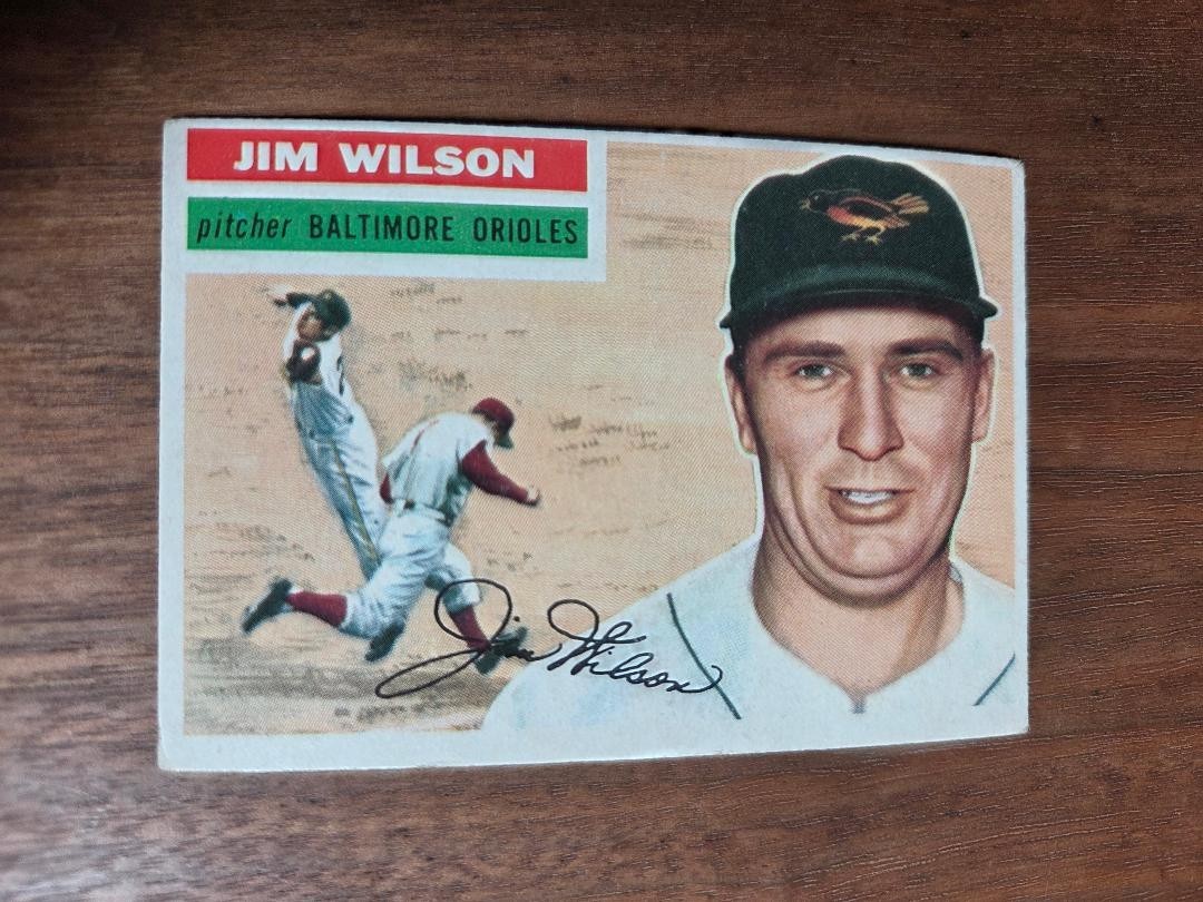Jim Wilson 1956 Topps #171