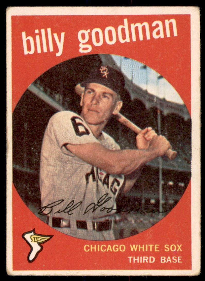 1959 Topps #103 BILLY GOODMAN Chicago White Sox VG+ (Pen back)