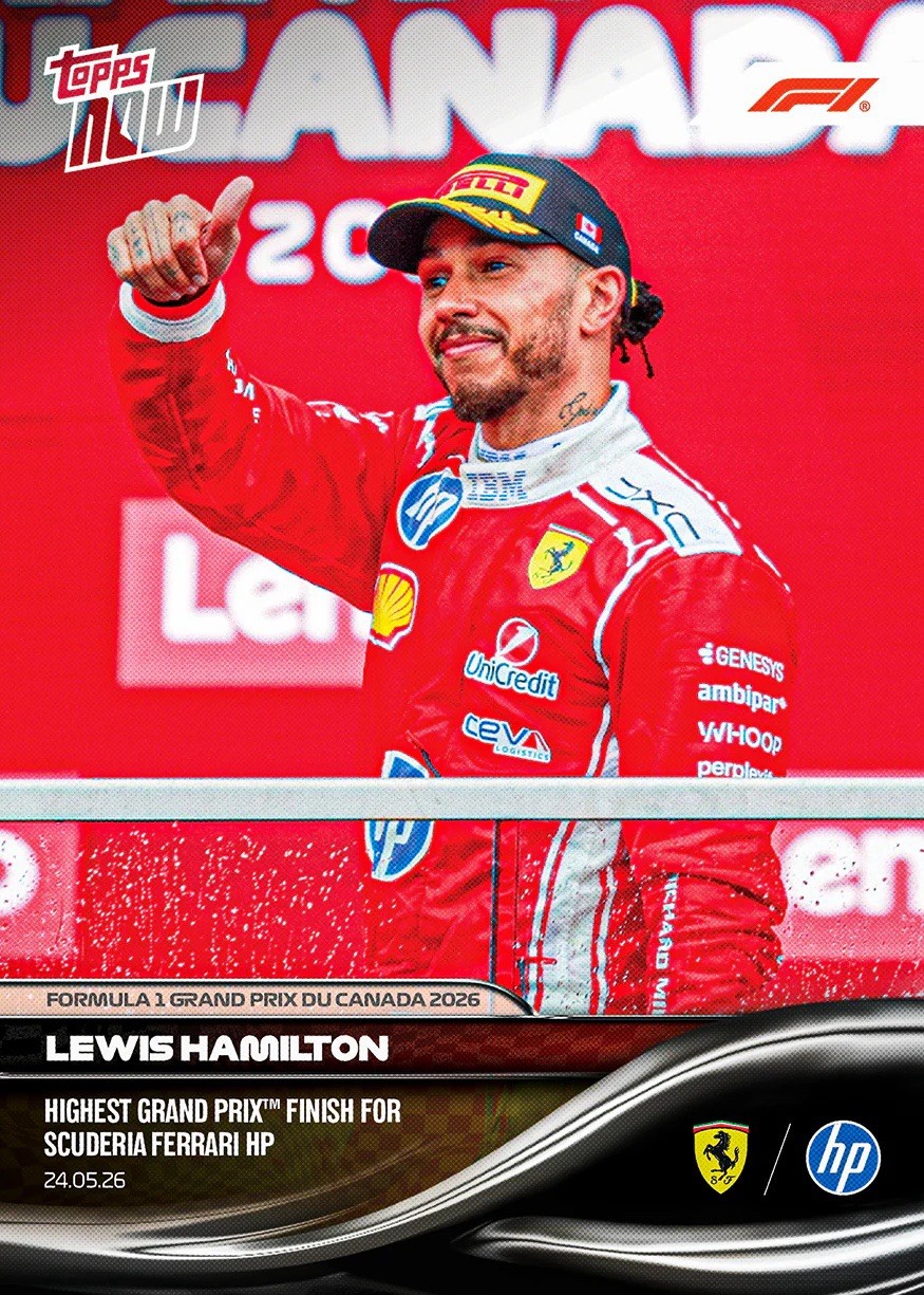 *PRE SALE* Lewis Hamilton – 2026 Formula 1® Topps NOW® – Card 32