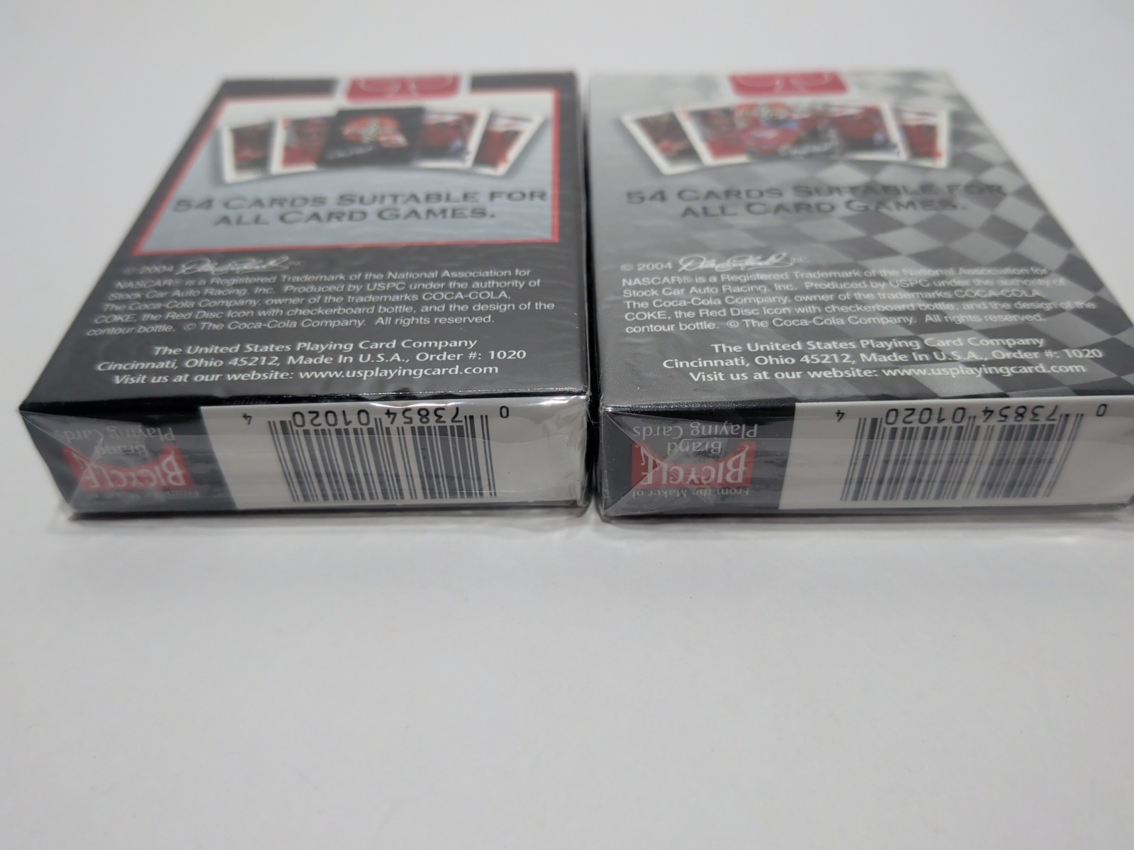 Coca-Cola NASCAR Dale Earnhardt Playing Cards Tin Set Modern (1970-Now)