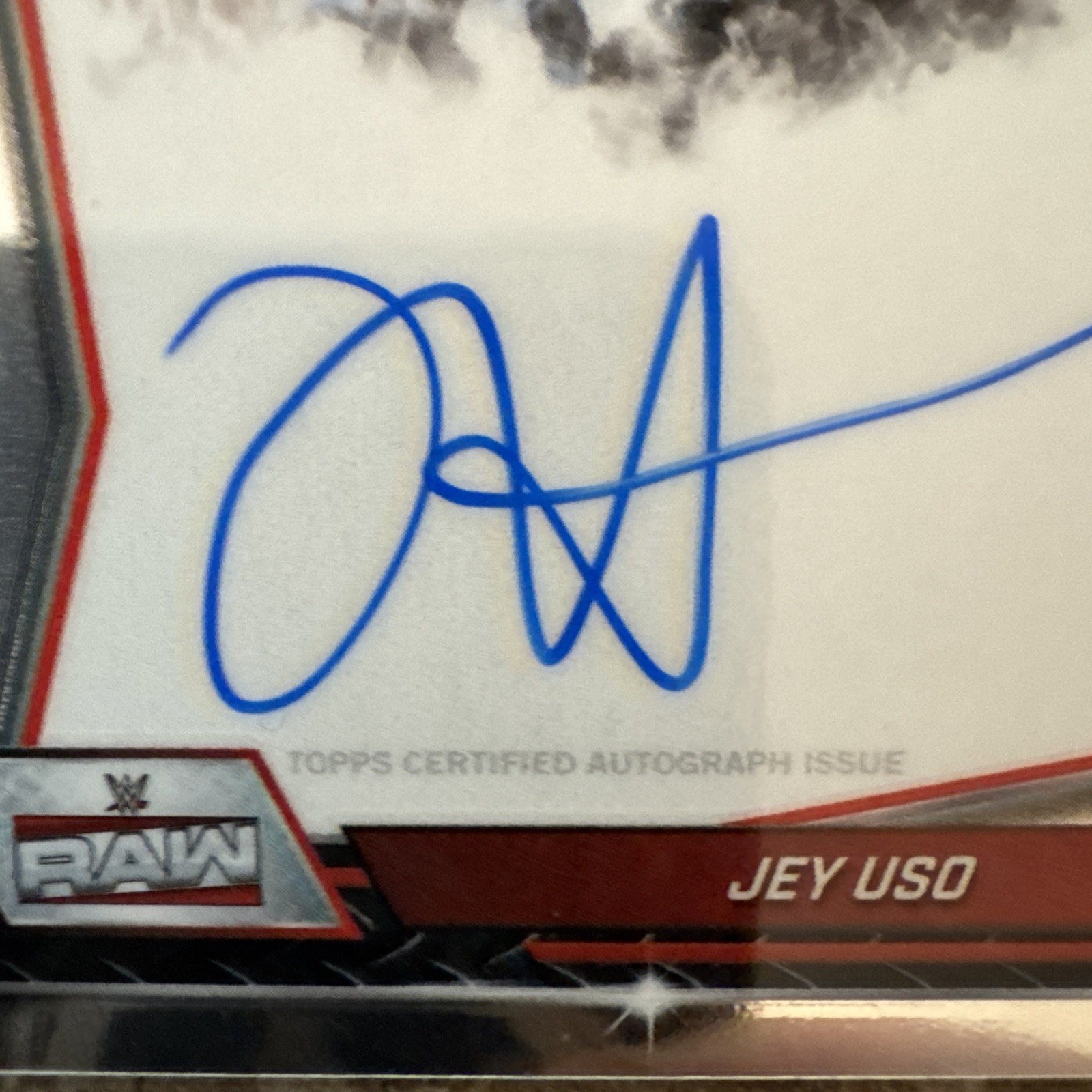 2026 Topps Chrome WWE Jey Uso Red Brand Chrome Auto Autograph #RBA-JEY TZ