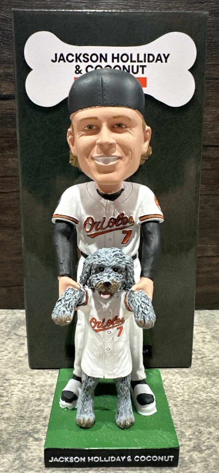 2026 Orioles Jackson Holliday & Coconut SGA Bobblehead NIB MLB