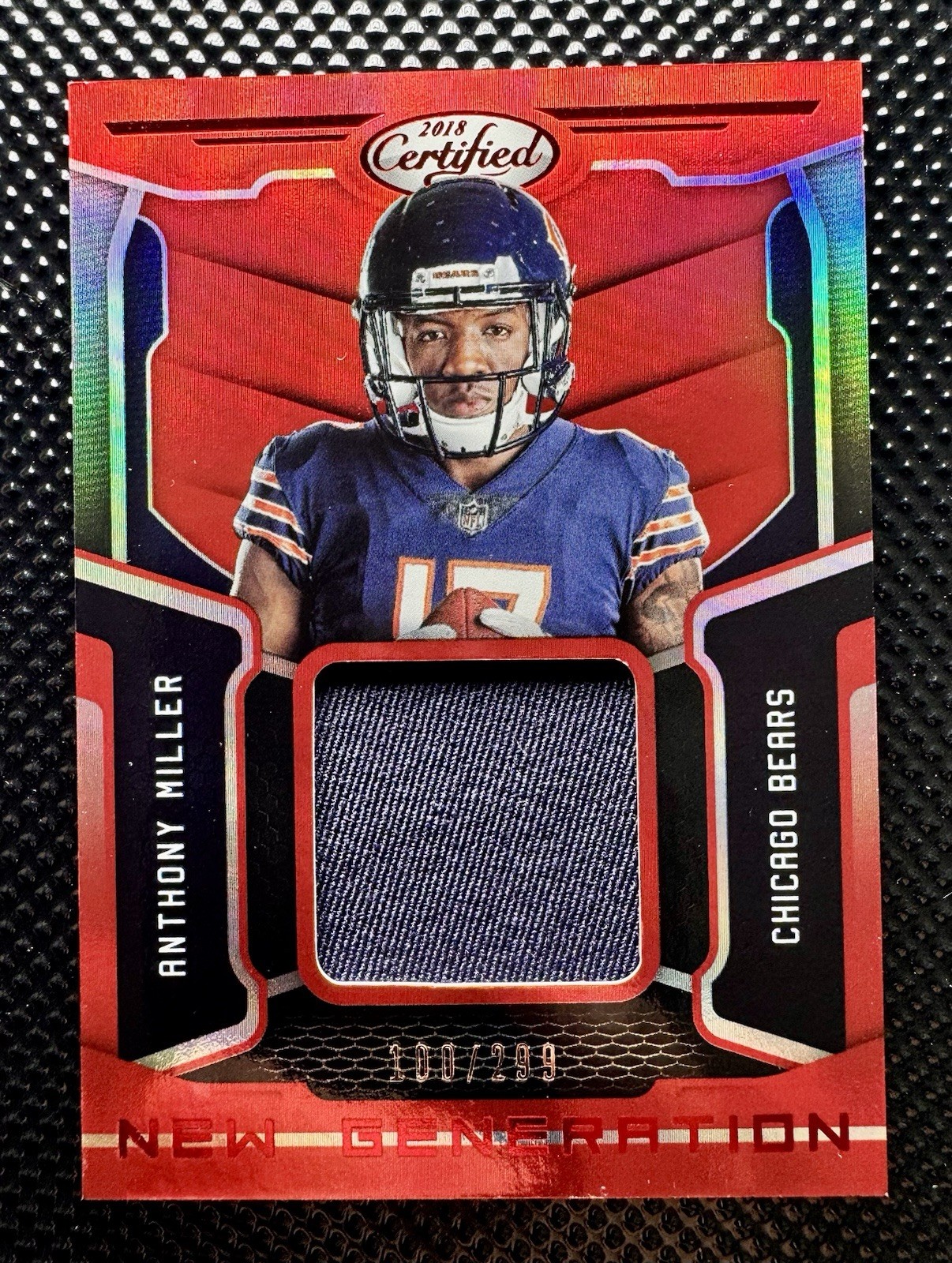 2018 Panini Certified – New Generation Jerseys Anthony Miller Numbered /299