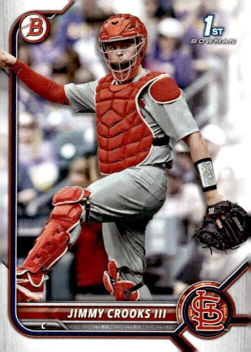 2022 Bowman #BD-178 Jimmy Crooks III St. Louis Cardinals