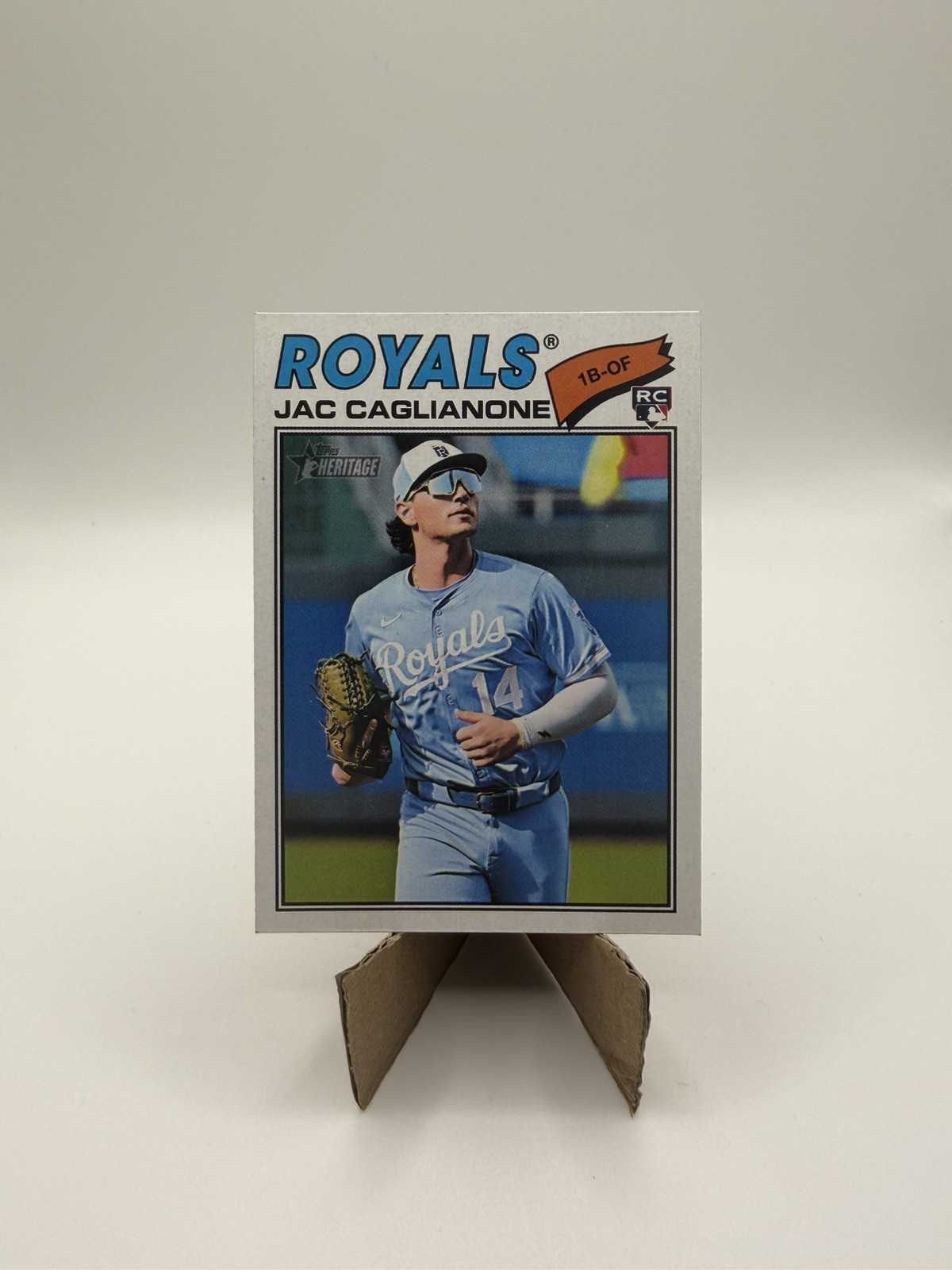 2026 Topps Heritage Jac Caglianone #136 Rookie Kansas City Royals