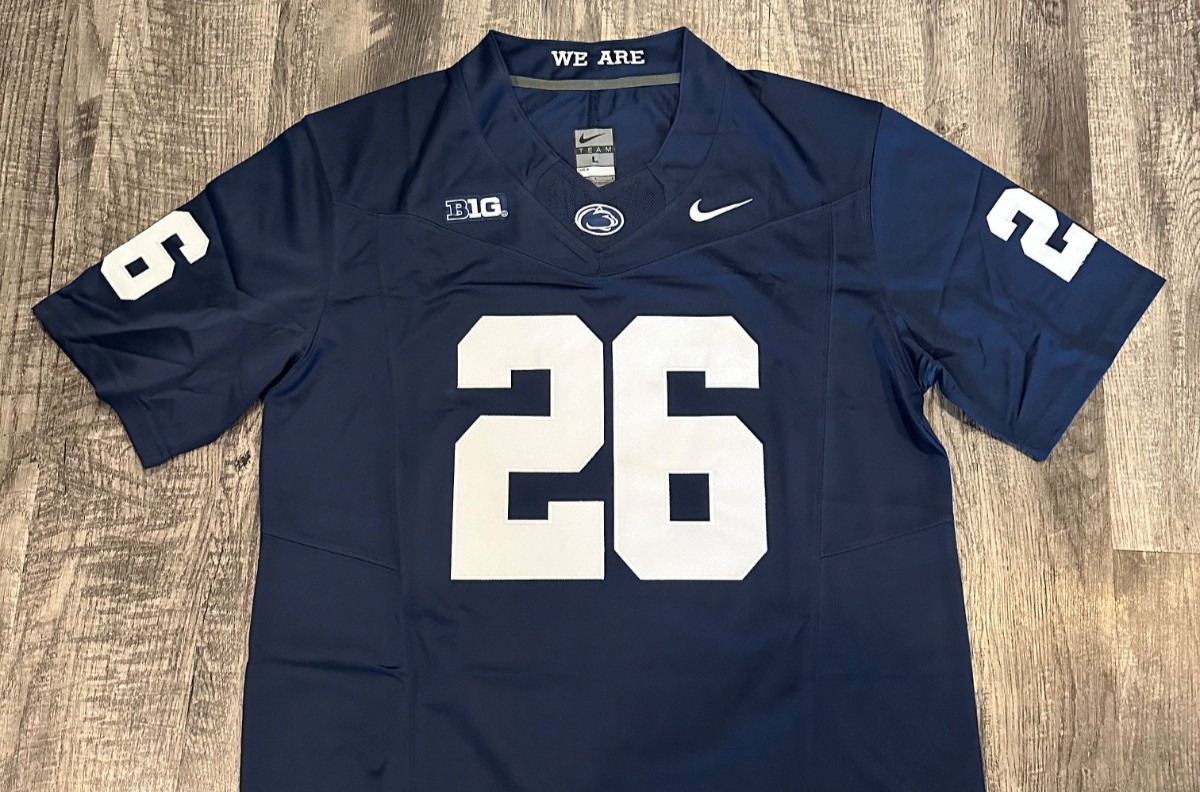 Saquon Barkley Penn State Blue Jersey Men’s Size S-XXL