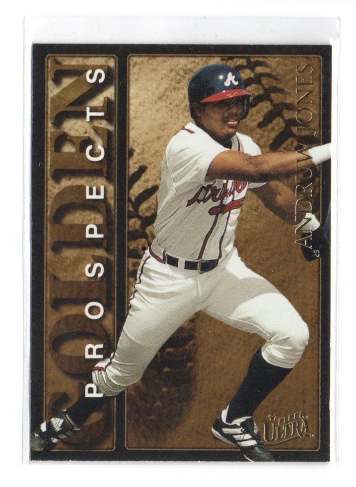1997 FLEER Ultra Golden Prospects #1 Andruw Jones Atlanta Braves