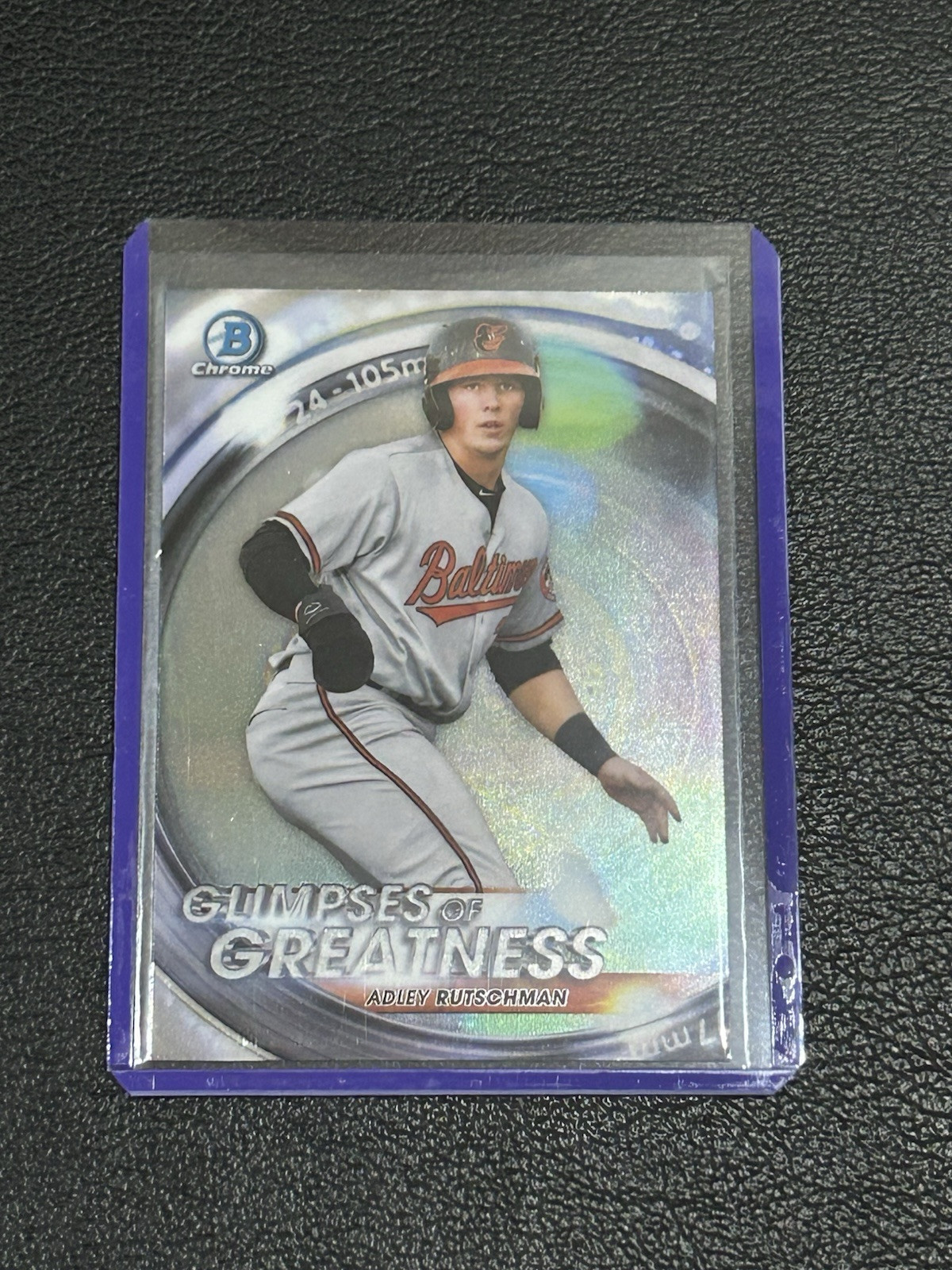 ADLEY RUTSCHMAN 2020 BOWMAN GLIMPSES OF GREATNESS B1